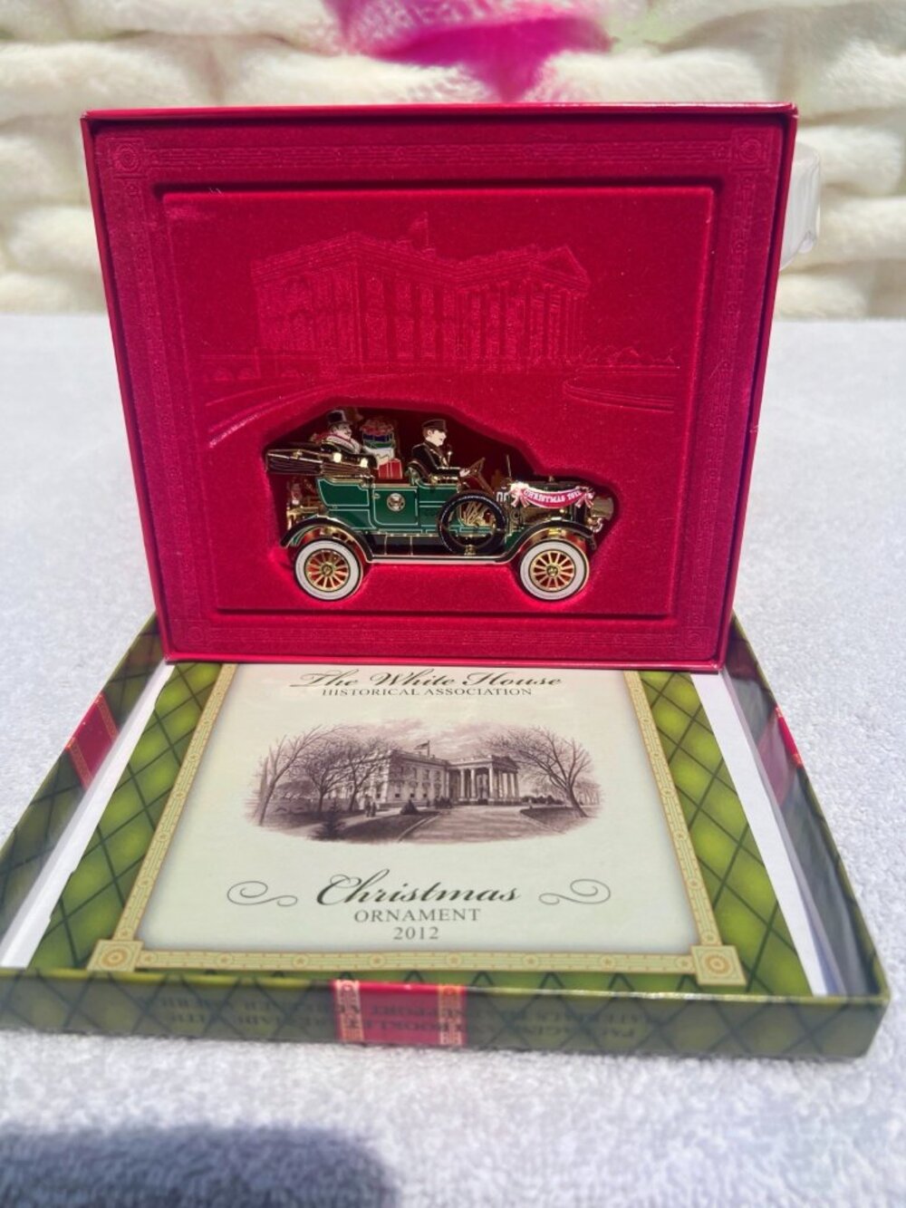 The White House Historical Association Christmas Ornament 2012 - Vintage Car